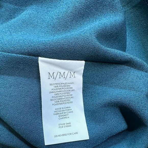 CABI Women’s Green White Floral Tiered Ruffle Chiffon Pirouette Dress Size Mediu - Picture 4 of 5